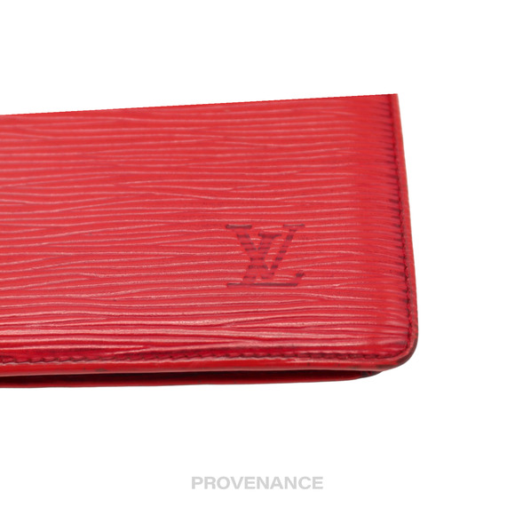 🔴 Louis Vuitton Marco Wallet in Red Epi Marco Malletier - Picture 7 of 9